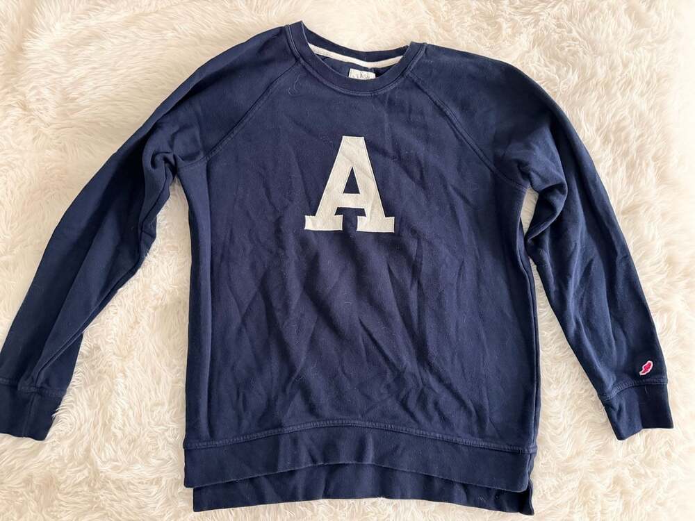 Women’s League Collegiate Phillips Academy Andover 'A' Sweatshirt, Size Large
